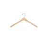 SSWBasics 17 inch Natural Wood All Purpose Suit Hangers- Case
