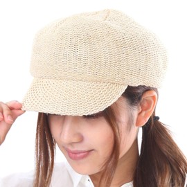 TRAX SHOP TGY-078 6 Colors, Straw Casket, Straw Marine Casket, Spring, Summer, Autumn, Size Adjustable, Marine Cap, Women's, Men's, Girls, Cool, Airy, Not Stuffy, beige
