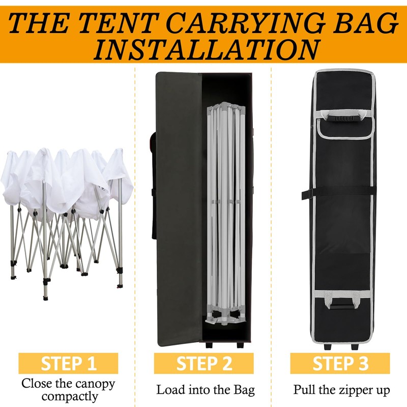 NVAAV 10 x 10 x 48in Canopy Roller Bag for