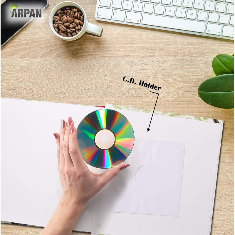 Arpan Cream Photo Album Large Slip In Album 200 Holds
