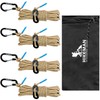 HIKEMAN Reflective Tent Rope Guyline - 4M Camping Guide Ropes,3mm