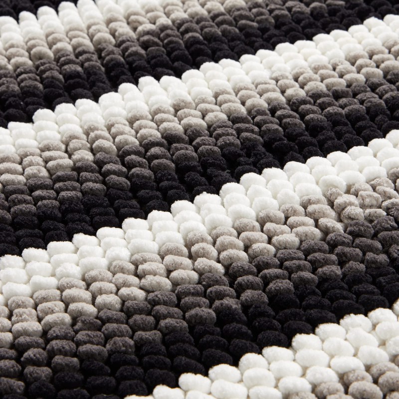 Olivia Rocco Padstow Stripe Bathmat Comfort To Your Bathroom Super