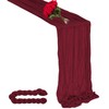BLMHTWO Burgundy Cheesecloth Table Runner 35×118inch Boho Rustic Gauze Cheese