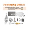 Keypad Door Lock with Handle, Keyless Electronic Entry Door Knob,3s