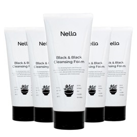 NellaFantasia 블랙앤블랙 클렌징폼 150g 5개 Blackandblack Cleansing Foam 150g 5 pieces