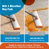 CLEANHOME Microfiber Mop Floor Dust Mop with Extendable Long Handle,