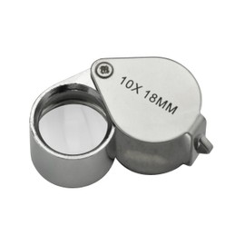 SE 10 x 18mm Jeweler's Loupe, Chrome Plated - MJ381018C