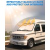 Front Windshield Sunshade fit for Ford Econoline E-Series Van 1992-2025