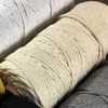 eJoyce 3 mm x 109-yards Macrame Cord Natural Soft Cotton