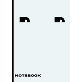 Icy blue lined notebook / 100 pages / A4 dimension