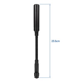 Eightwood 23.5 cm Goose Tube U/V Dual Band Amateur Radio Antenna, Bendable Design, and SMA Female Connector for Optimal Connection and Functionality