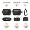 MOBOSI AirPods Pro Case, Secure Lock Clip Full Body Shockproof