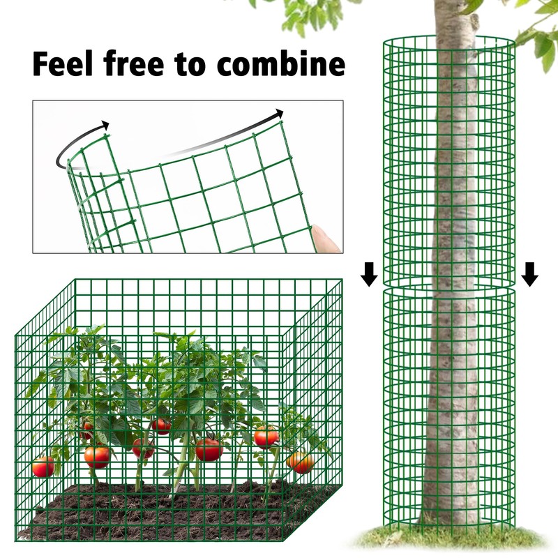 UCandy 6 Pack Plant Protector from Animals,17'' x 13'' Metal