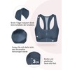 Yvette Sports Bra, Strong Support, Front Closure – Mesh Racer