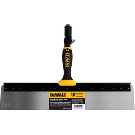 DEWALT 18" Offset Knife, 0.6mm Stainless Steel STIFF Blade | Soft-Grip Handle | DXTT-2-390