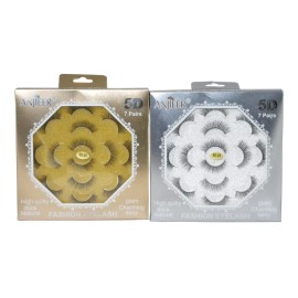 Anjieer Paquete 7 Pares De Pestañas Anjieer 5d