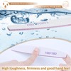 Nail Files, 16pcs Professional Nail Files, 100/180 Grit Double-Sided Emery