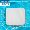 2Pcs Ultra Fine Mesh Net Bag for Pool Skimmer Net