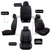 For Toyota Highlander 08-23 5-Seat Car Seat Cover Leather Front