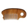 Compact wooden comb