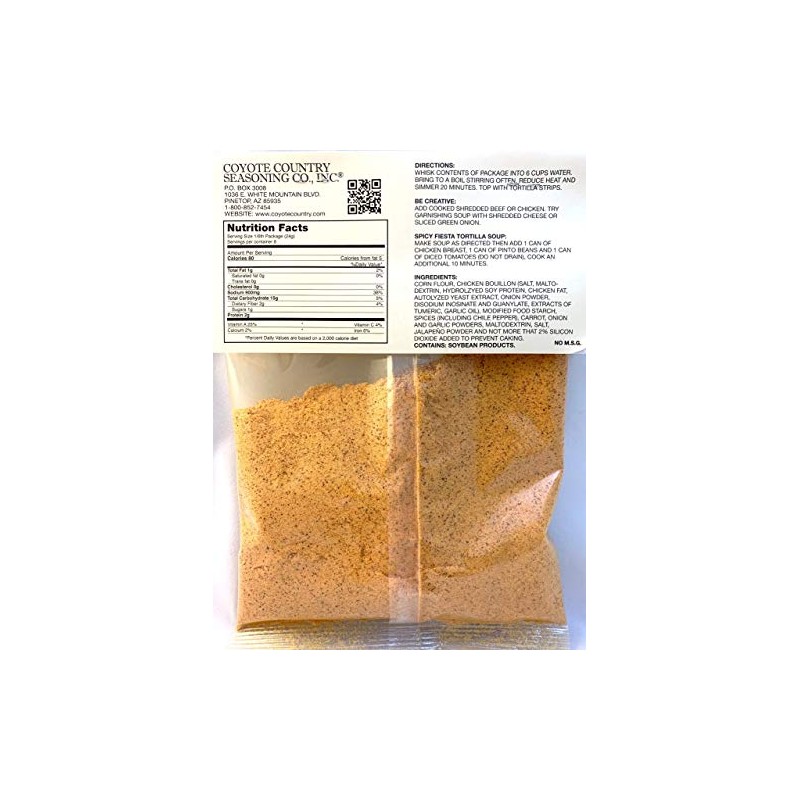 Coyote Country's Tortilla Soup Mix (Spicy) (3 Pack)
