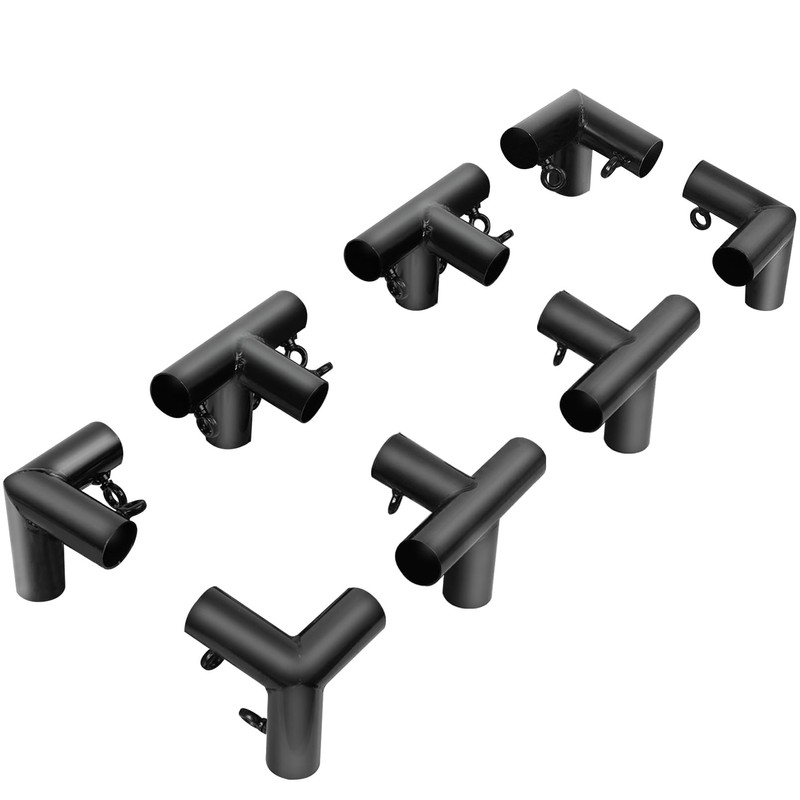 Aoneky 1-3/8 Inch Slant Roof Corner Canopy Fitting Kit, Heavy