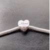 MsRosy New Women's S925 Sterling Silver Hearts Charms Moments For