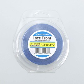 "Lace Front Support" Walker Cintas adhesivas doble cara Pegatinas hombres Sistema cabello Reemplazo Toupee Extensiones Paquetes pelucas Cierre tejido cabello Encaje Frontal(12 yardas y 1/2 pulgada)