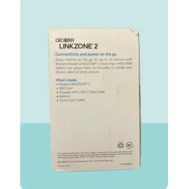 Alcatel LinkZone 2 Wifi 4G LTE Hotspot w/ Charger USB-C Battery & SIM Sealed New