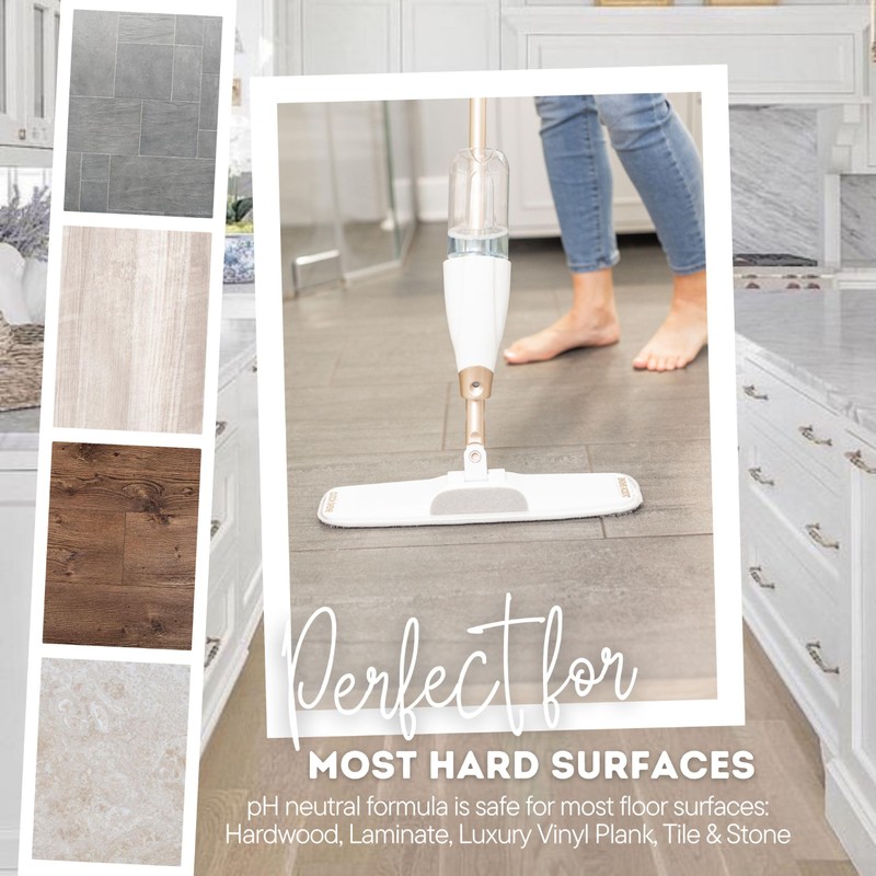 Quick Shine Multi Surface Floor Cleaner 64oz, 4Pk | Ready