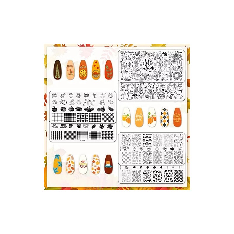 Whaline Plato Para Estampado De Uñas Whaline Con Temática De