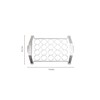 Everdure Grilling Oyster Rack: Brushed Stainless Steel, Easy Grip Handles,