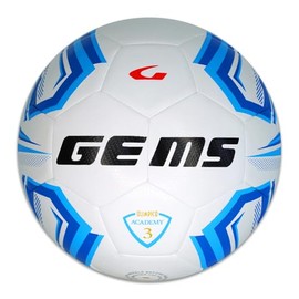 GEMS UN07-0302 OLIMPIC Academy Unisex Football White/Blue Size 3
