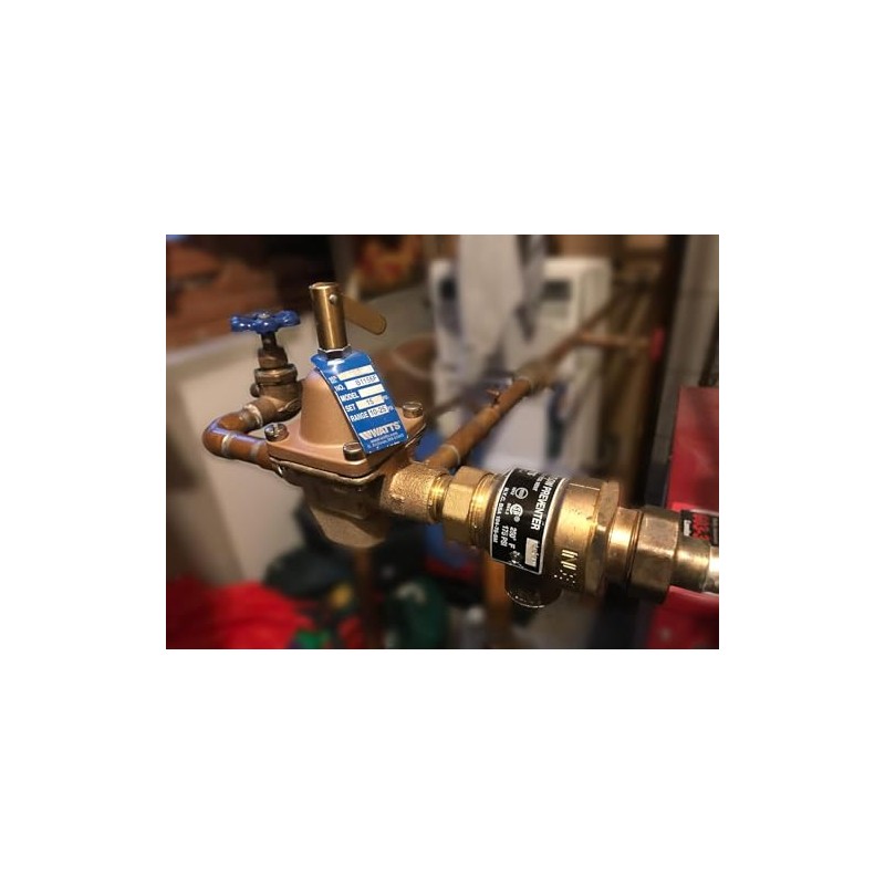 Watts SB1156F Bronze High Capacity Water Feed Regulator, 1/2 Inch,