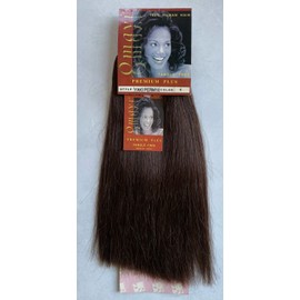 Omavi Human Hair Blended for Weaving, Yaki Perm 10" Color #4 Thick & Natural Looking!