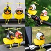 wonuu Rubber Duck Toy Car Ornaments Yellow Duck Car Dashboard