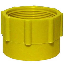 ABACUS Thread Adaptor Yellow – Suitable for Our 30 Litre Canister 60 mm Coarse Thread Inside & 60 mm Fine Thread Inside for Barrel Pumps (5030)