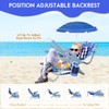 CDEN Beach Chair with Umbrella, Foldable Beach Chair, Toddler Beach