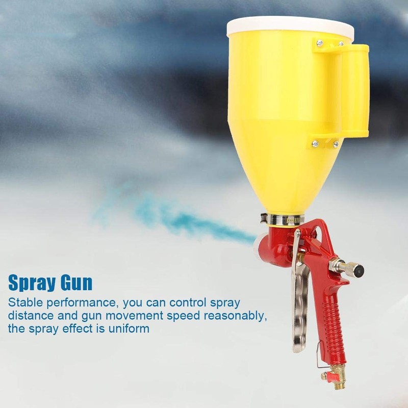 Pneumatic Air Texture Spray Gun, 3L Hopper with Handle |