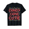 Candy Cane Cutie Funny Christmas Kids Toddler Xmas Pajamas T-Shirt