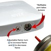 NIVEK Kulomi Lighter Kitty KT Torch Lighter Pink Flame Pocket