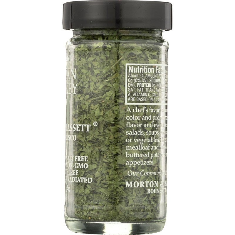Morton & Bassett Italian Parsley, 0.4oz – Salt-Free, Non-GMO, Spice