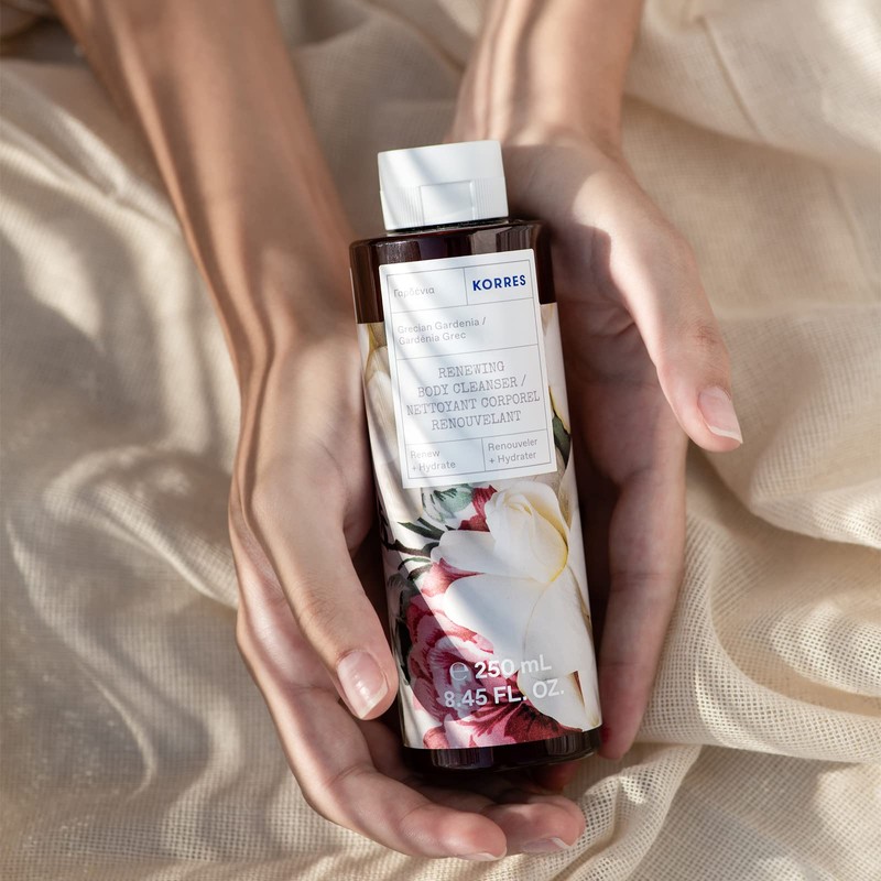 KORRES Renewing Body Cleanser, Grecian Gardenia, 8.45 fl. oz.