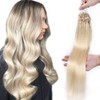 18" Micro Loop Human Hair Extensions 100 Strands #60 Platinum