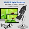 Digital Microscope 1600X 1080P HD USB Type C Micro USB