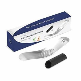Vettora Garlic Press Rocker Crusher | Stainless Steel SS304 Food Grade, Chopper