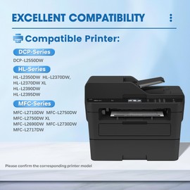 TN730 TN-730 Toner Cartridges Black Replacement for Brother TN730 TN-730 MFC-L2710DW HL-L2395DW HL-L2350DW DCP-L2550DW MFC-L2750DW Toner Printer (2 Pack)