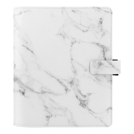 Filofax Architexture Organizer, A5 Size, Marble - Smooth, Leather-Look, Six Rings, Week-to-View Calendar Diary, Multilingual, 2025 (C028700-25)