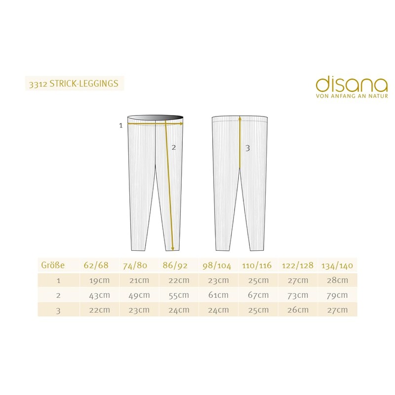 DISANA - Legging en laine meri DISANA - Legging en