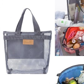 Waterproof Mesh Beach Bag for Swim & Vacation (4 Colors) Waterproof Bag Navy 2ea